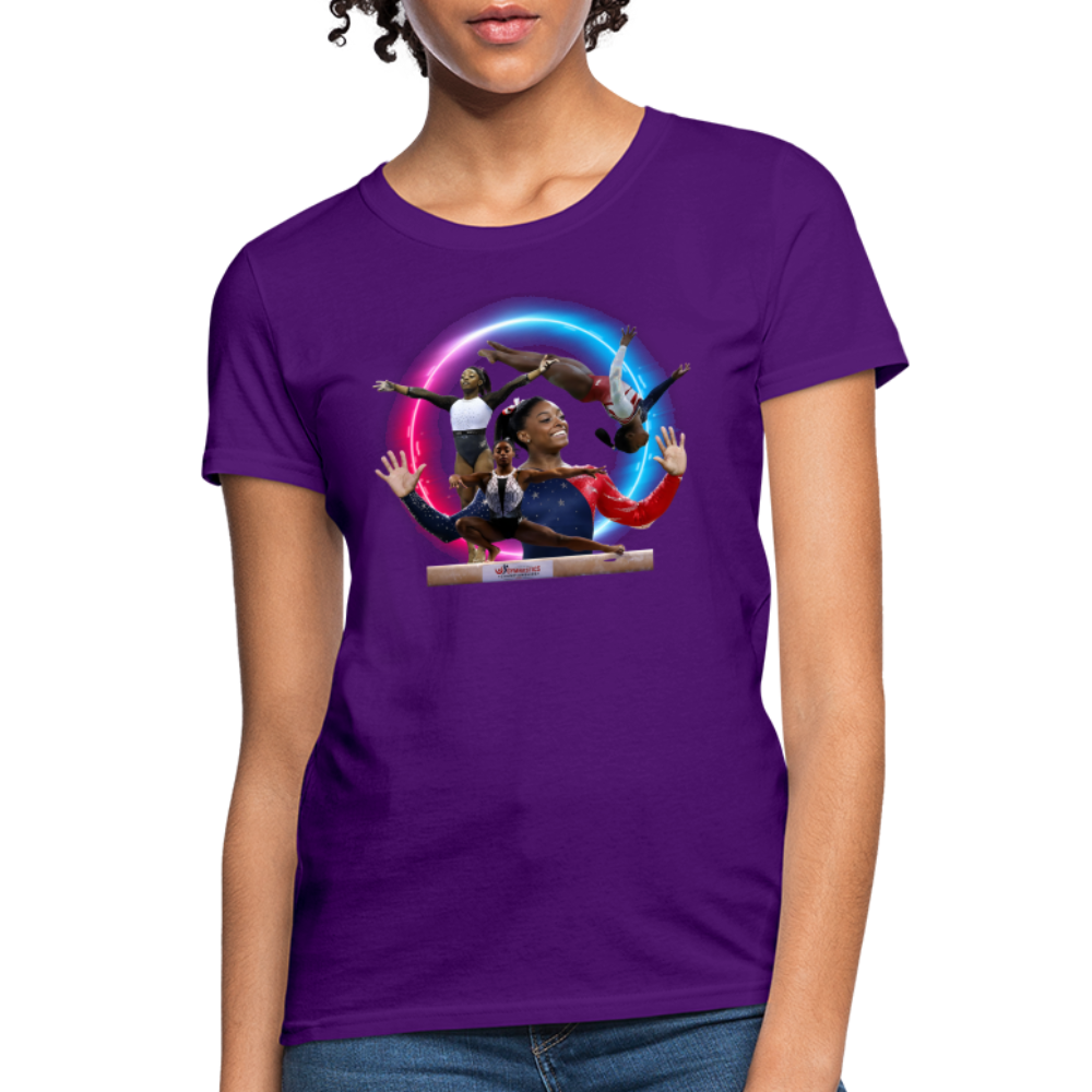 1 SIMONE BILESWomen's T-Shirt - purple