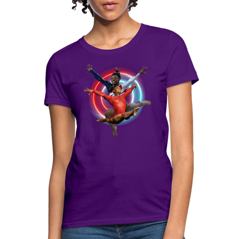 3 SIMONE BILESWomen's T-Shirt - purple