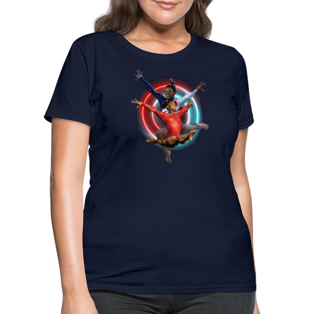 3 SIMONE BILESWomen's T-Shirt - navy