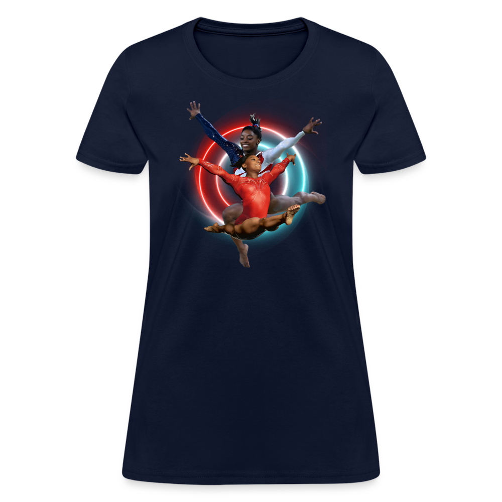3 SIMONE BILESWomen's T-Shirt - navy