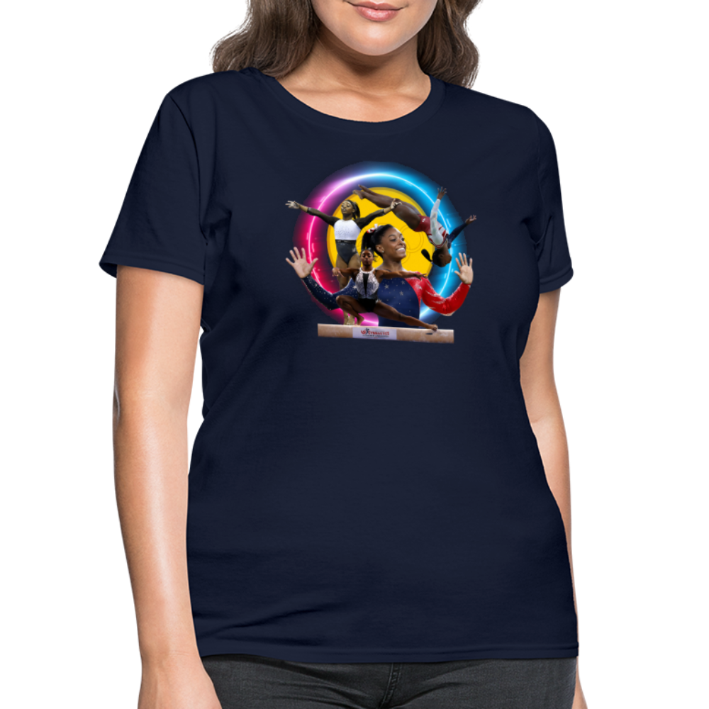2 SIMONE BILESWomen's T-Shirt - navy